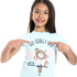 Diadora Girls Cotton Printed T-Shirt